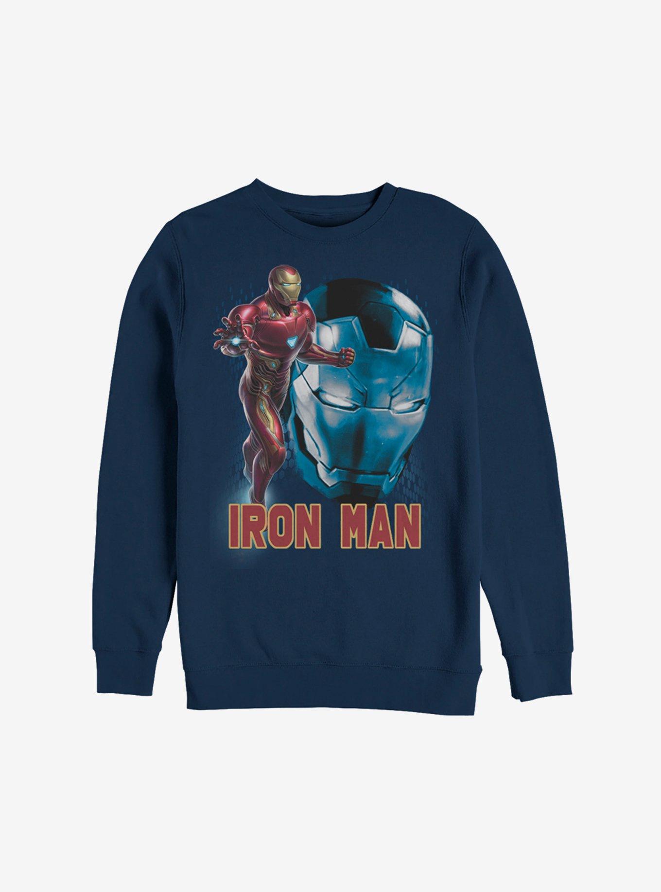 Marvel Iron Man Profile Sweatshirt, NAVY, hi-res