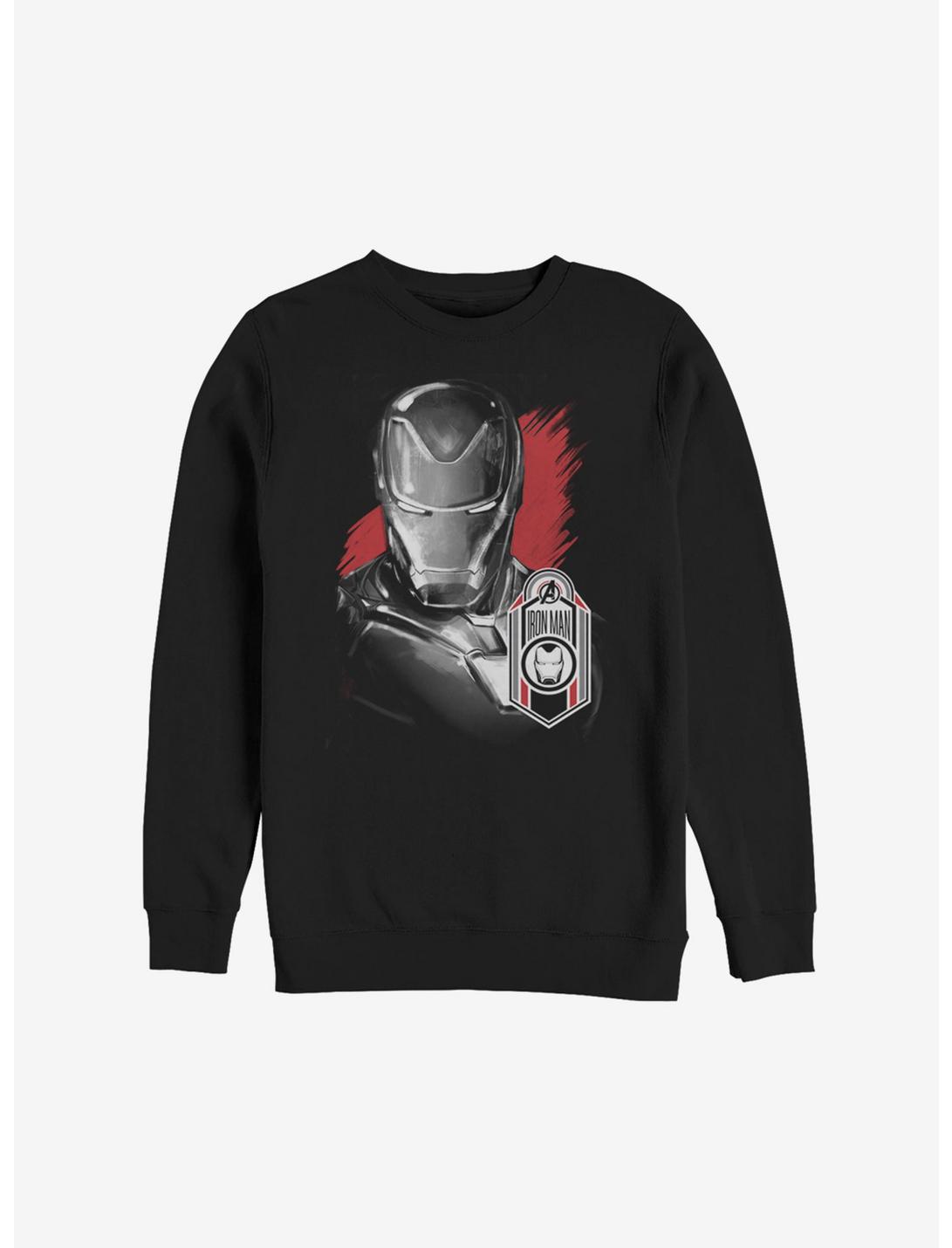 Marvel Iron Man Tag Sweatshirt, BLACK, hi-res