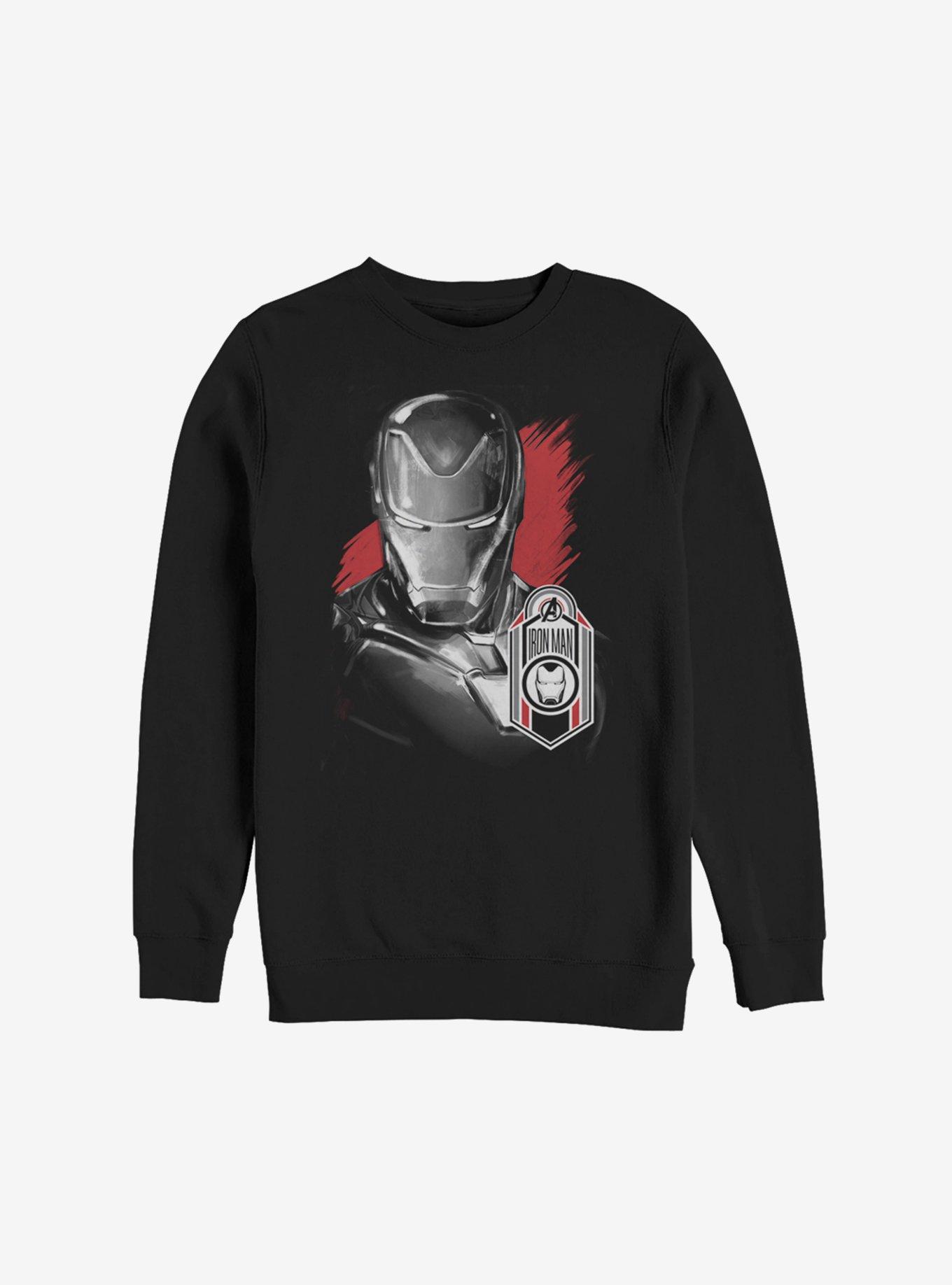 Marvel Iron Man Tag Sweatshirt, BLACK, hi-res