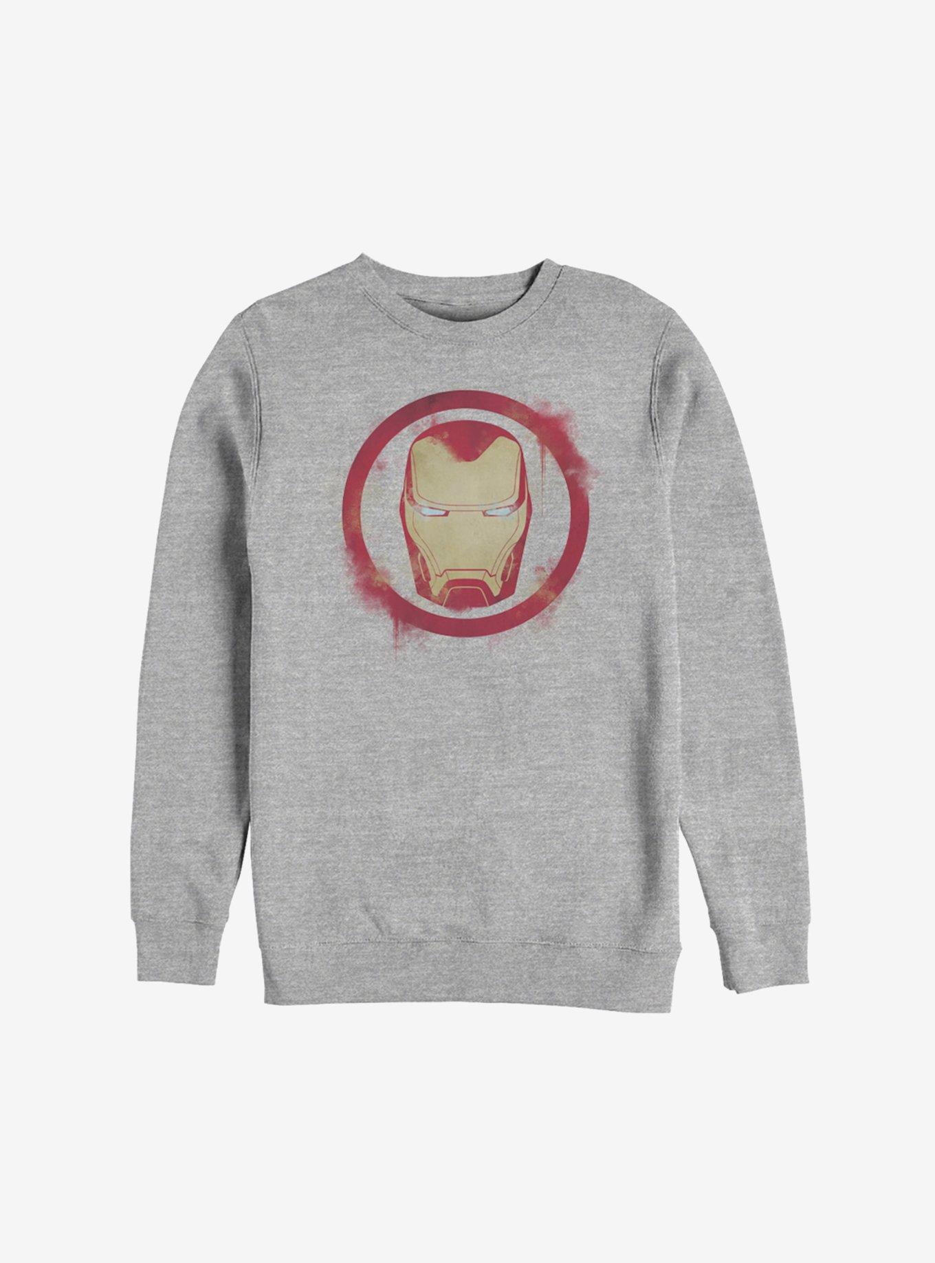 Marvel Iron Man Spray Logo Sweatshirt, , hi-res