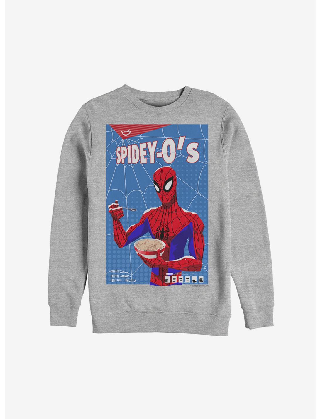 Marvel Spider-Man: Into The Spider-Verse Spidey Cereal Sweatshirt, ATH HTR, hi-res