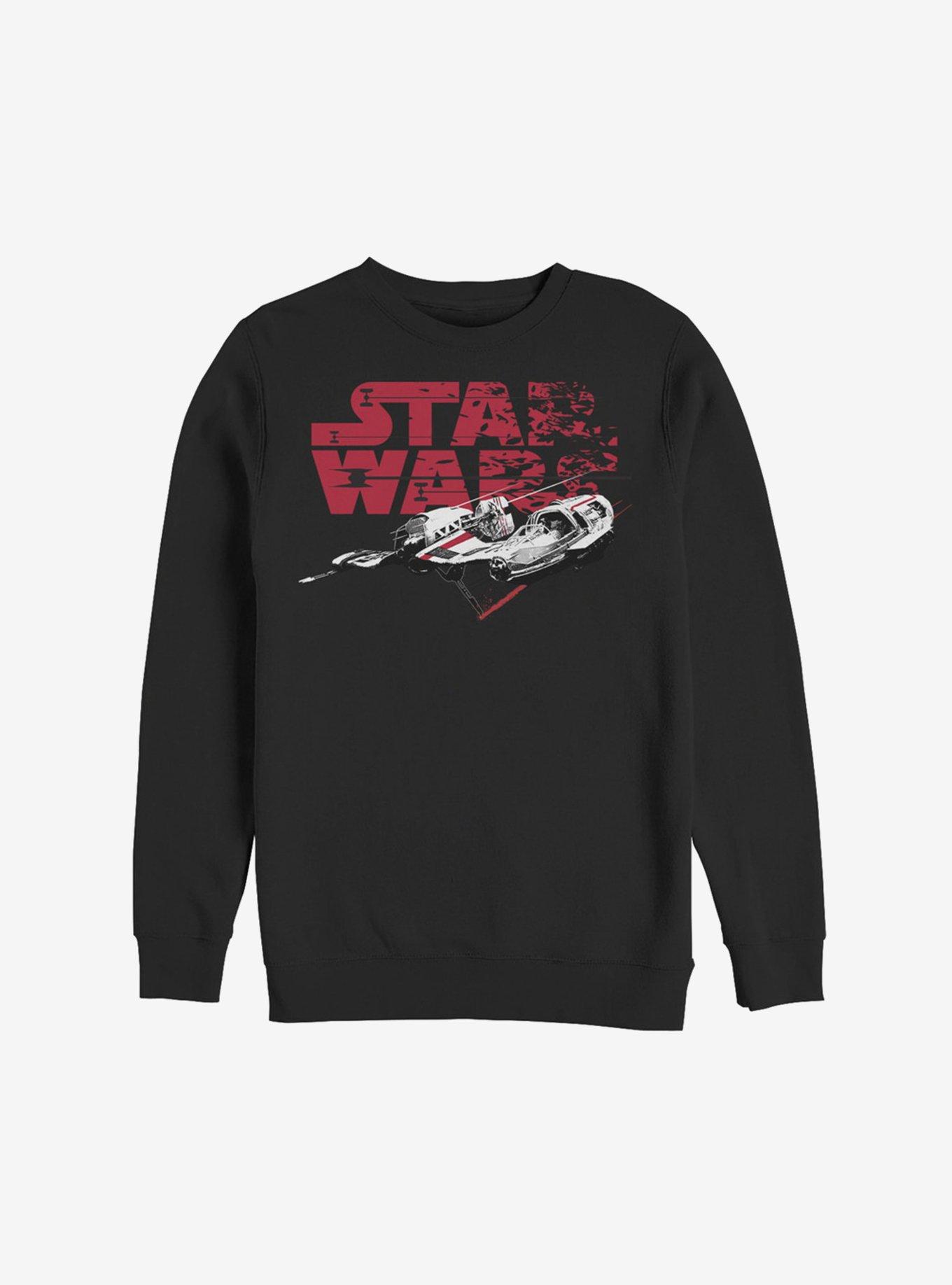 Star Wars Episode VIII The Last Jedi Distressed Sweatshirt, , hi-res