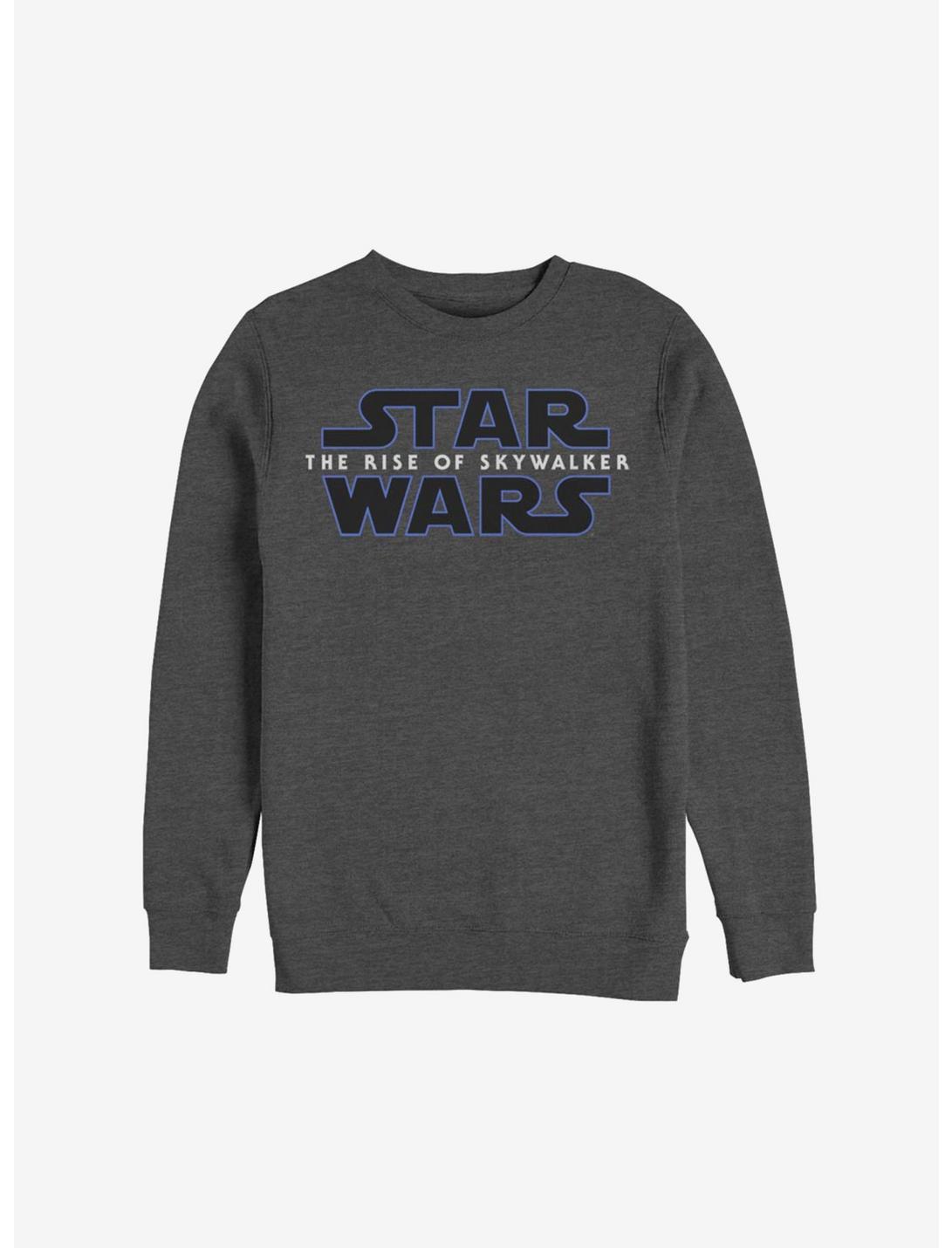 Star Wars Episode IX The Rise Of Skywalker Logo Sweatshirt, CHAR HTR, hi-res