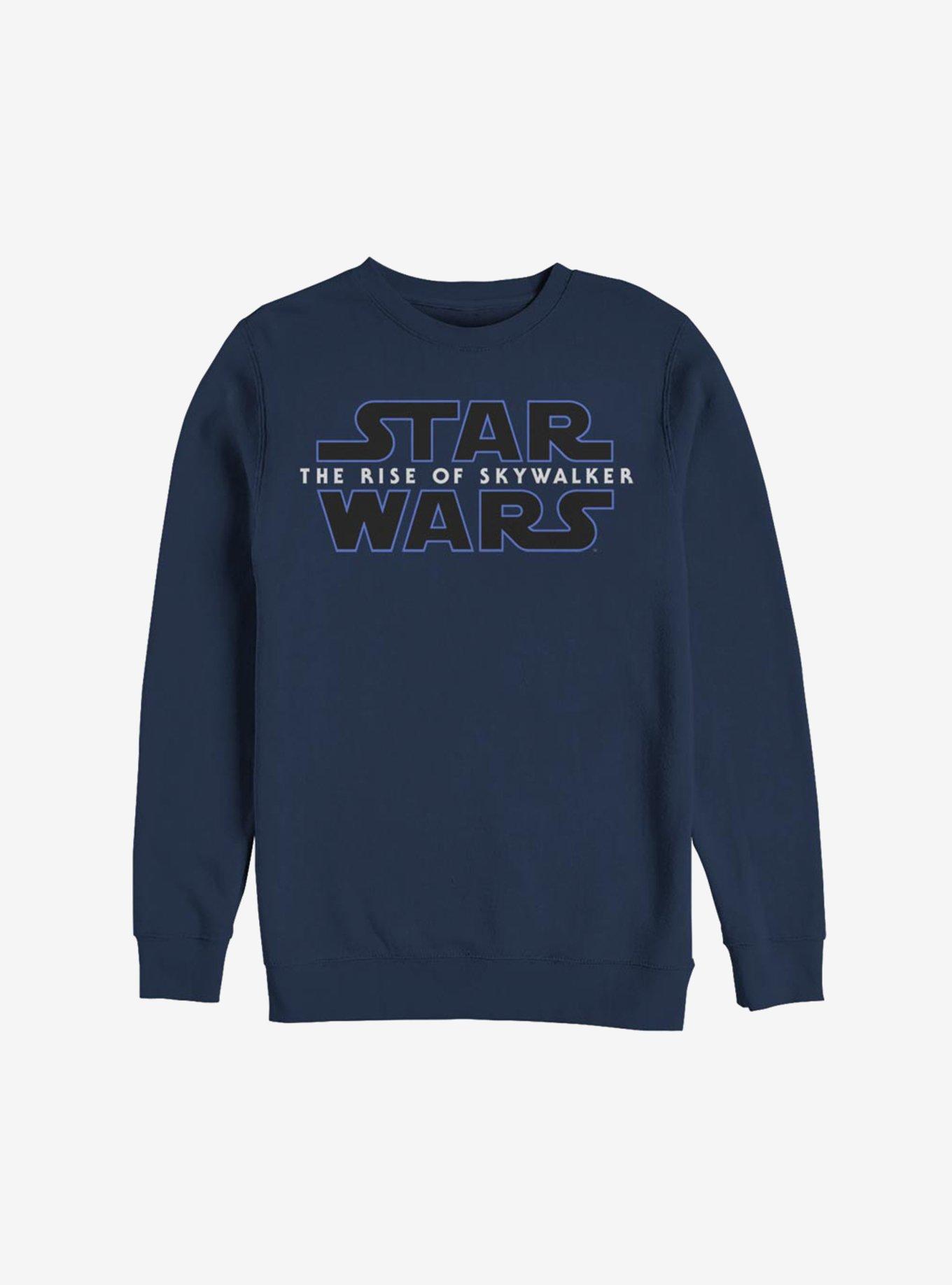 Star Wars Episode IX The Rise Of Skywalker Logo Sweatshirt, NAVY, hi-res