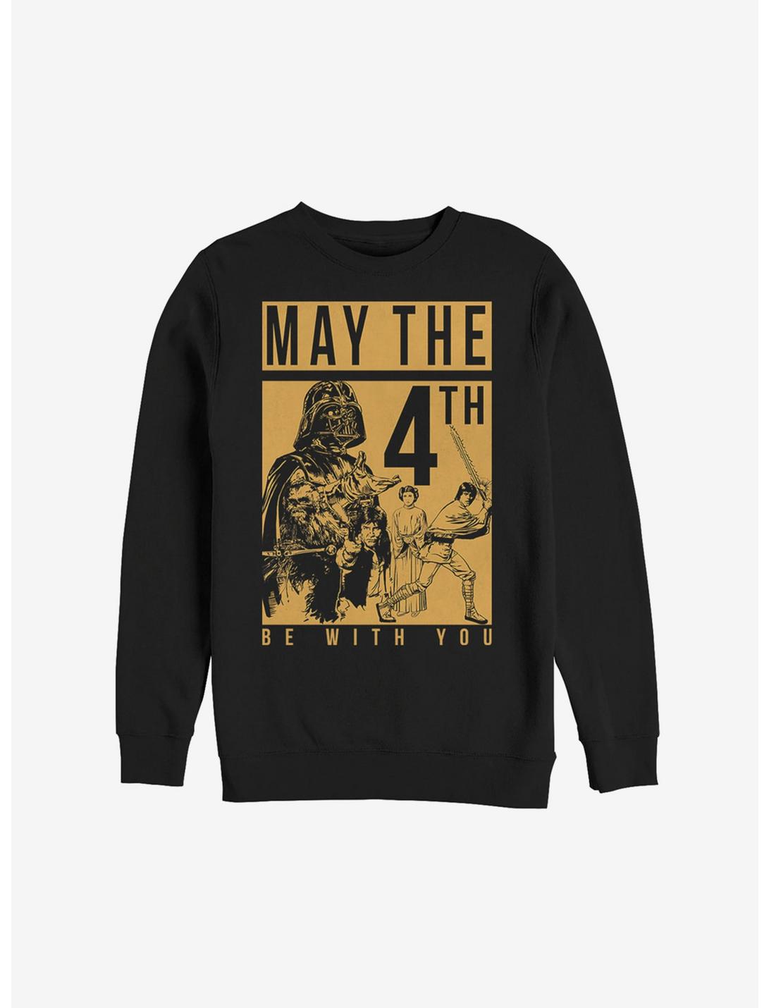 Star Wars May The Fourth Box Sweatshirt, BLACK, hi-res