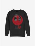 Star Wars Episode VIII The Last Jedi BB-8 Straight Sweatshirt, BLACK, hi-res
