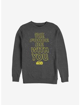 Star Wars May The Force Be With You Sweatshirt, , hi-res