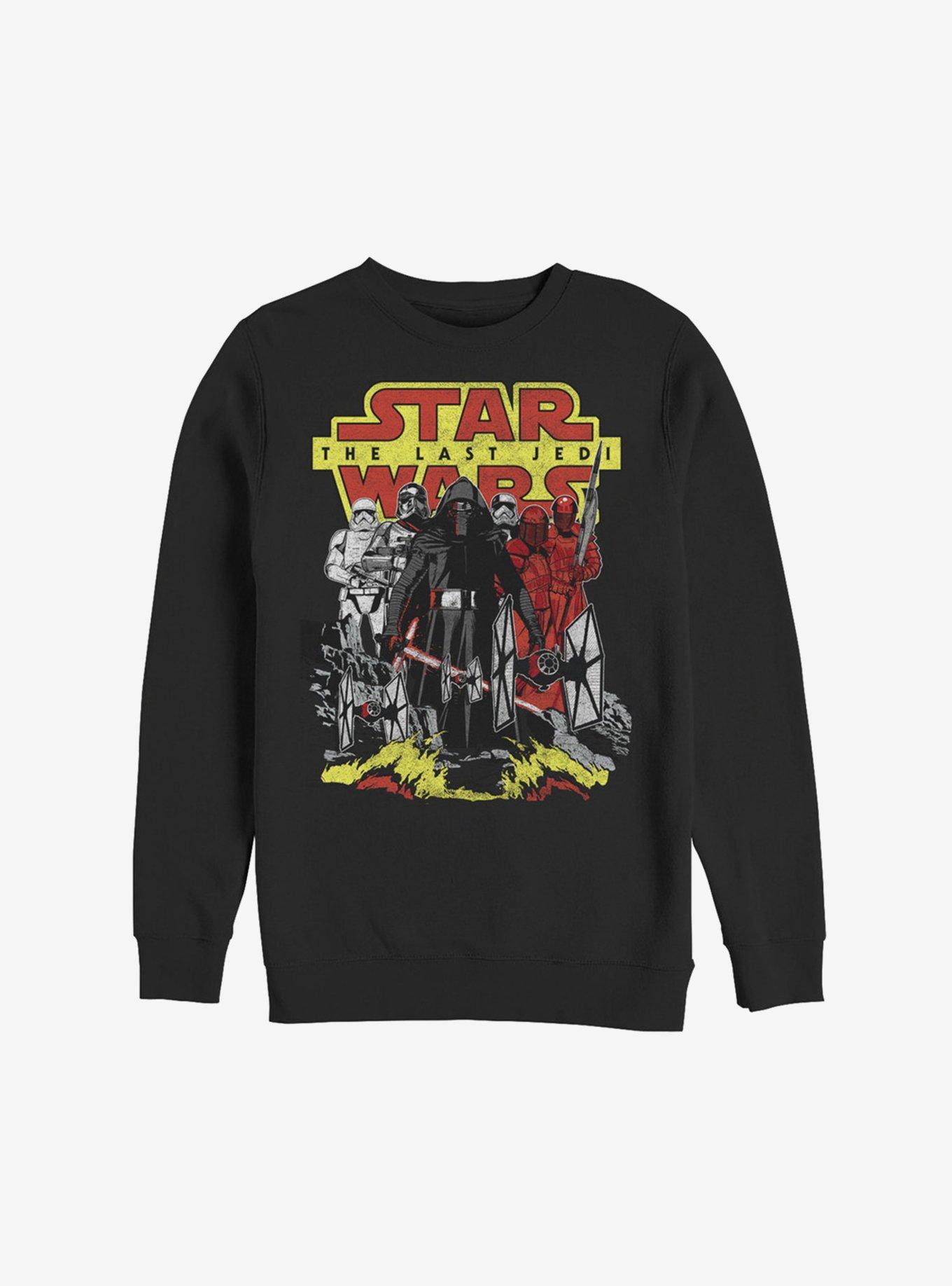 Star Wars Episode VIII The Last Jedi Dark Comic Sweatshirt, , hi-res