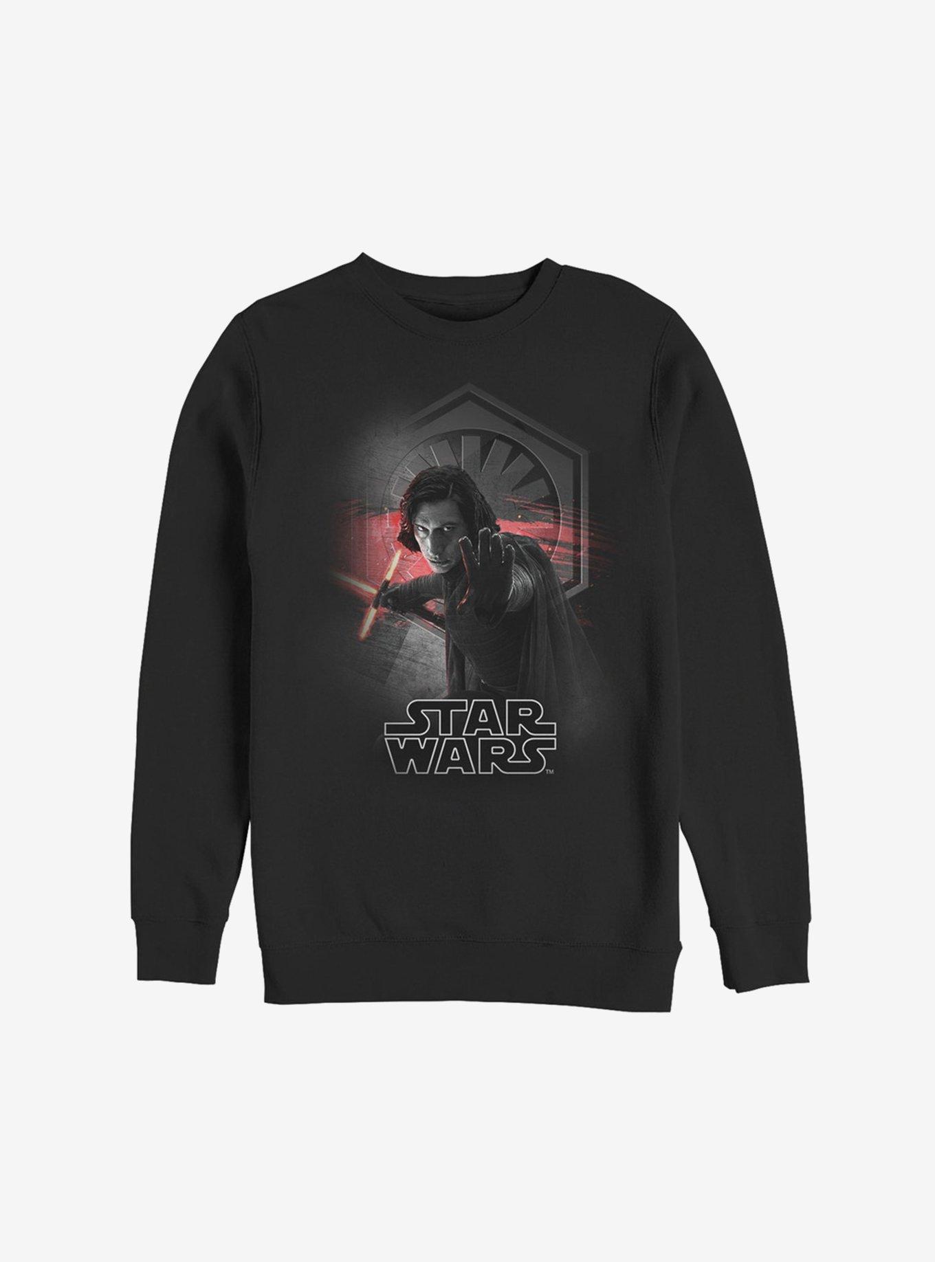 Star Wars Episode VIII The Last Jedi Deadly Son Kylo Ren Sweatshirt, BLACK, hi-res