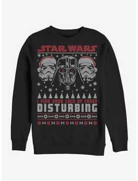 Star Wars Lack Of Cheer Disturbing Christmas Pattern Sweatshirt, , hi-res