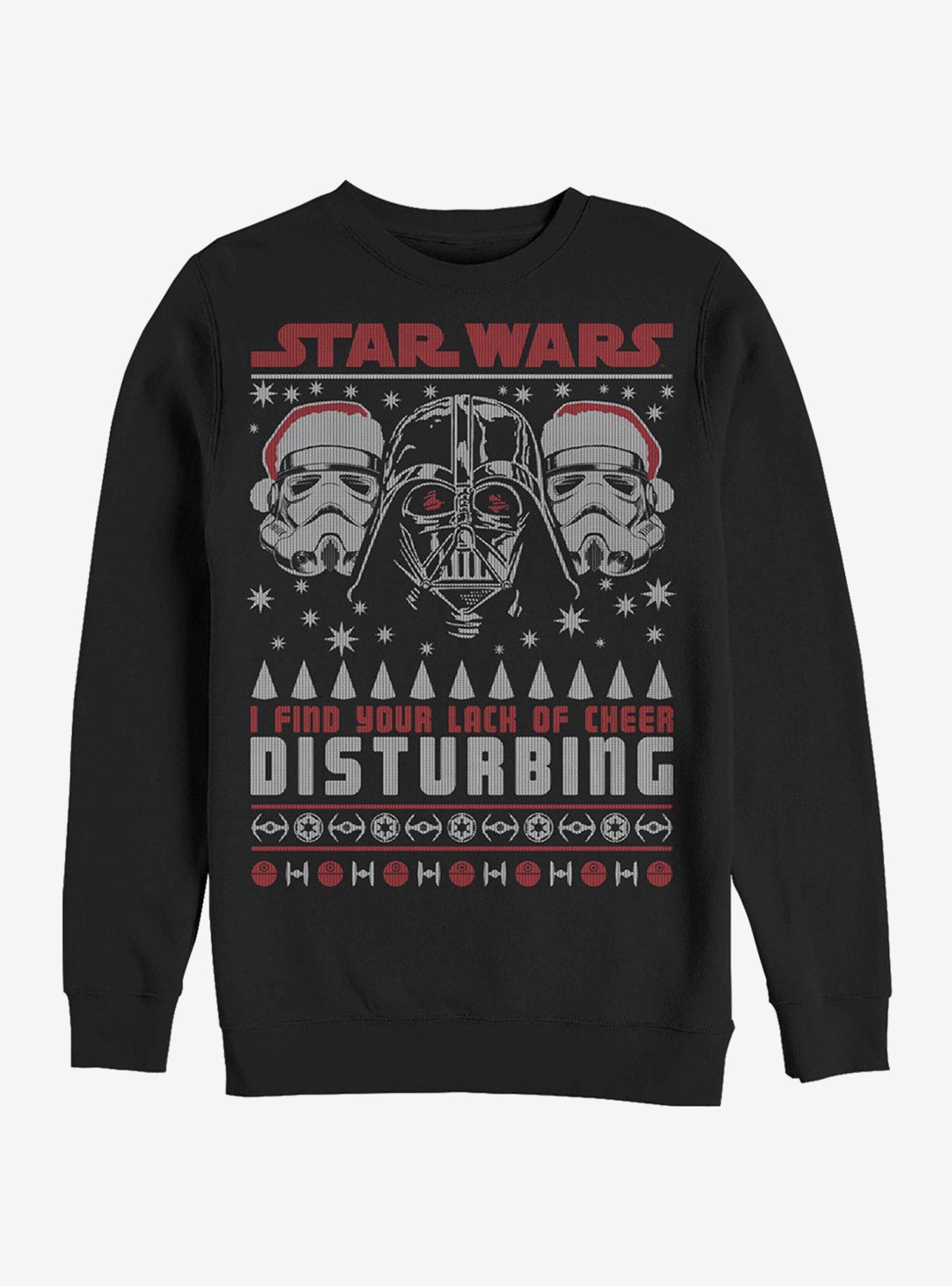 Star Wars Lack Of Cheer Disturbing Christmas Pattern Sweatshirt, , hi-res