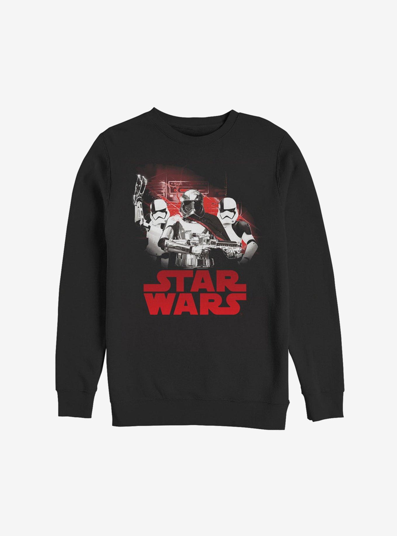 Star Wars Episode VIII The Last Jedi Enforcement Trio Sweatshirt, BLACK, hi-res