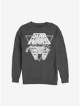 Star Wars Episode VIII The Last Jedi Falcon Strike Sweatshirt, CHAR HTR, hi-res