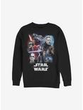 Star Wars Episode VIII The Last Jedi Force Poster Sweatshirt, BLACK, hi-res
