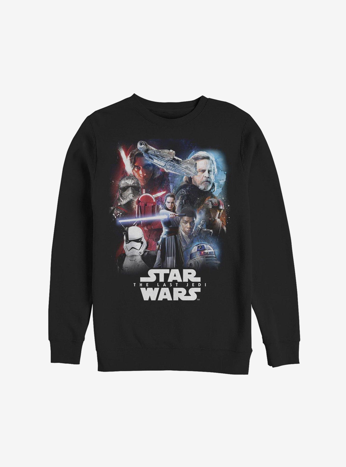 Star Wars Episode VIII The Last Jedi Force Poster Sweatshirt, , hi-res