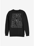 Star Wars Best Dad In The Galaxy Sweatshirt, BLACK, hi-res