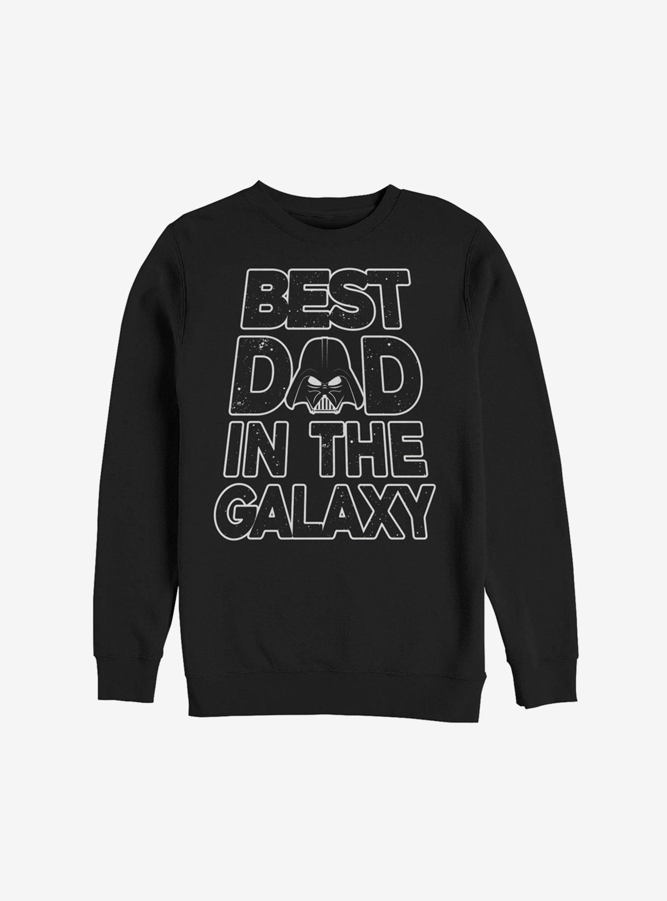 Star Wars Best Dad In The Galaxy Sweatshirt, BLACK, hi-res