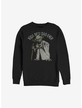 Star Wars Yoda Best Dad Sweatshirt, , hi-res