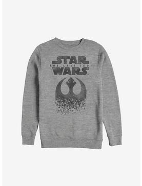 Star Wars Episode VIII The Last Jedi Grayscale Logo Sweatshirt, , hi-res