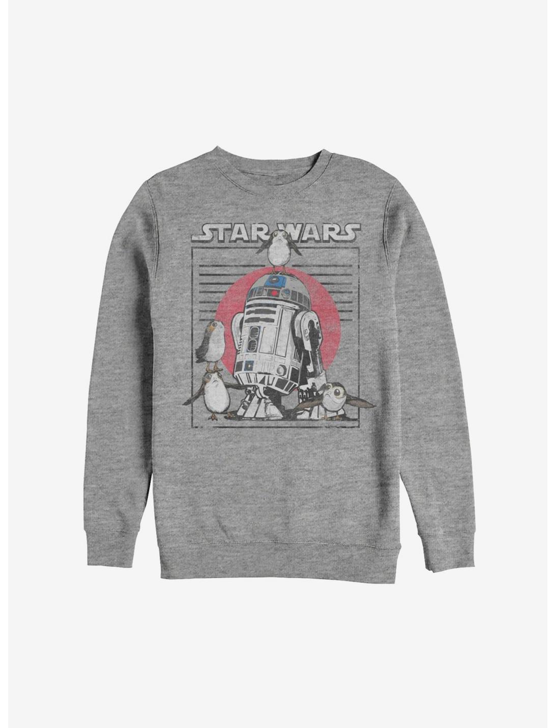 Star Wars Episode VIII The Last Jedi New Friends Sweatshirt, ATH HTR, hi-res