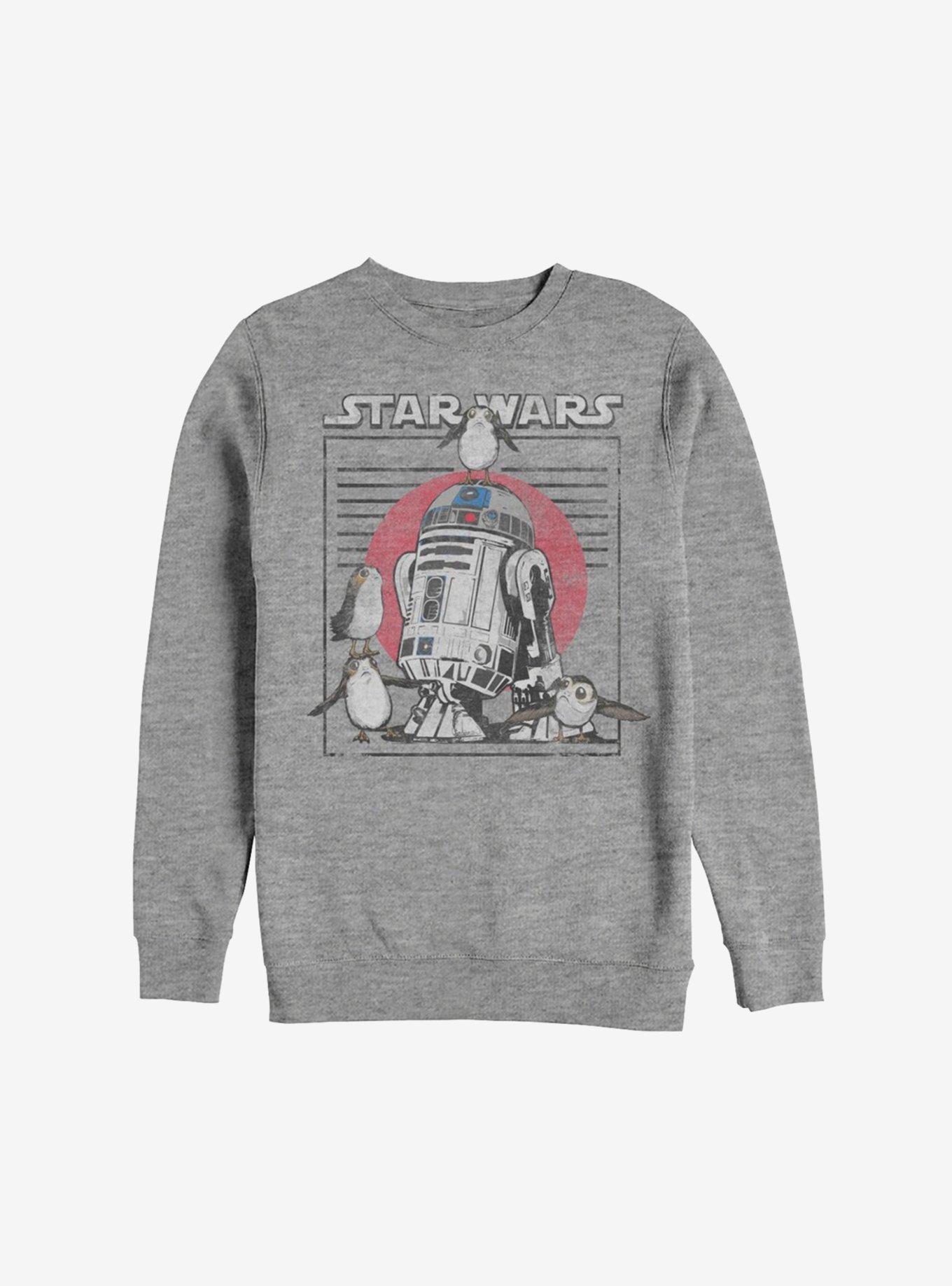 Star Wars Episode VIII The Last Jedi New Friends Sweatshirt, ATH HTR, hi-res