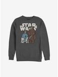 Star Wars Episode VIII The Last Jedi Porg Gang Sweatshirt, CHAR HTR, hi-res