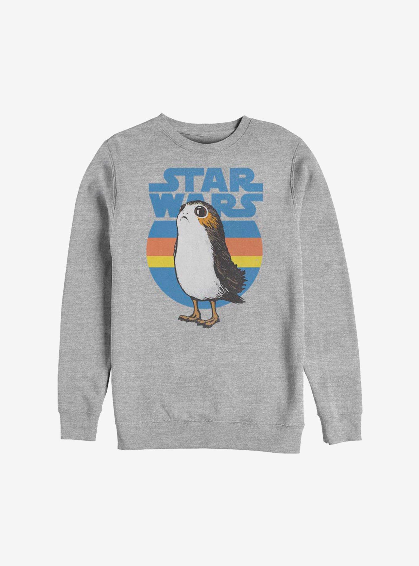 Star Wars Episode VIII The Last Jedi Porg Simple Sweatshirt, ATH HTR, hi-res