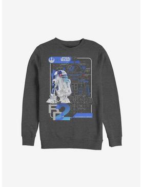 Star Wars Episode VIII The Last Jedi R2 Simple Schematic Sweatshirt, , hi-res