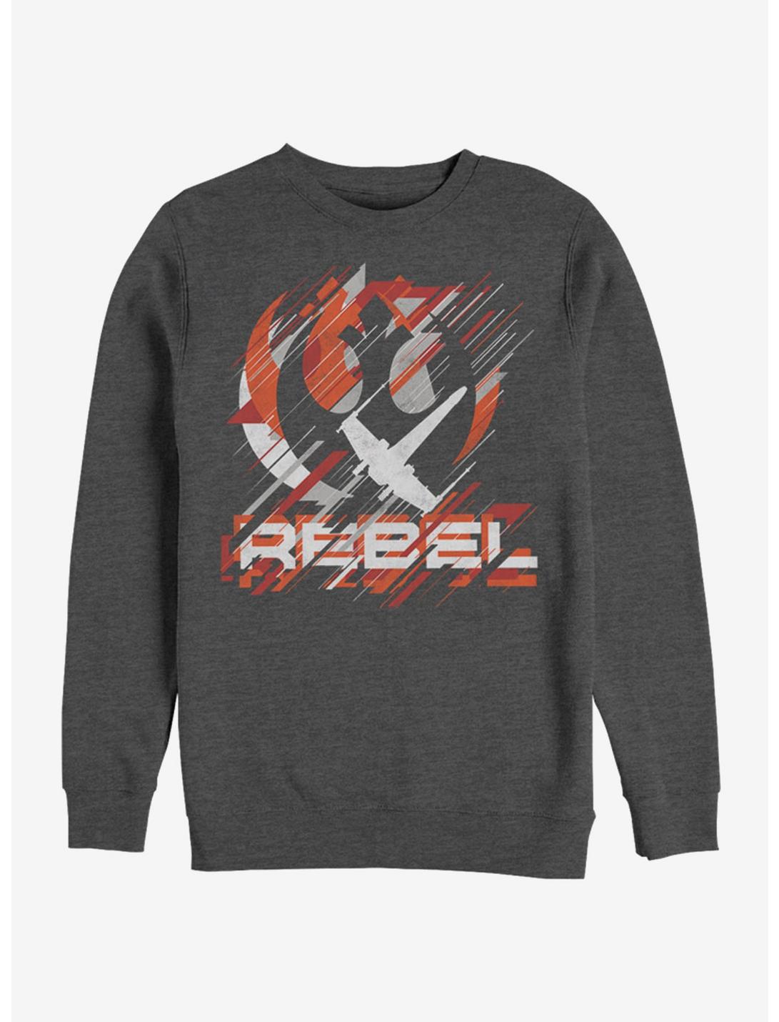 Star Wars Rebel Streaks Sweatshirt, CHAR HTR, hi-res