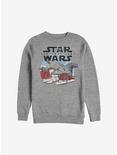 Star Wars Episode VIII The Last Jedi Salt Battle Sweatshirt, ATH HTR, hi-res