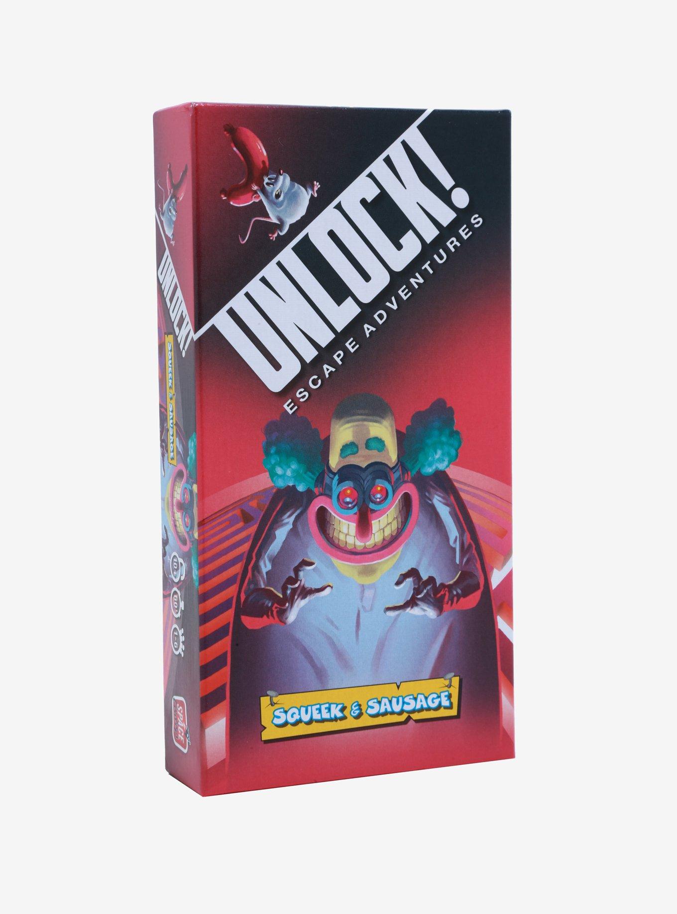 Unlock! Squeek & Sausage Escape Room Card Game, , hi-res