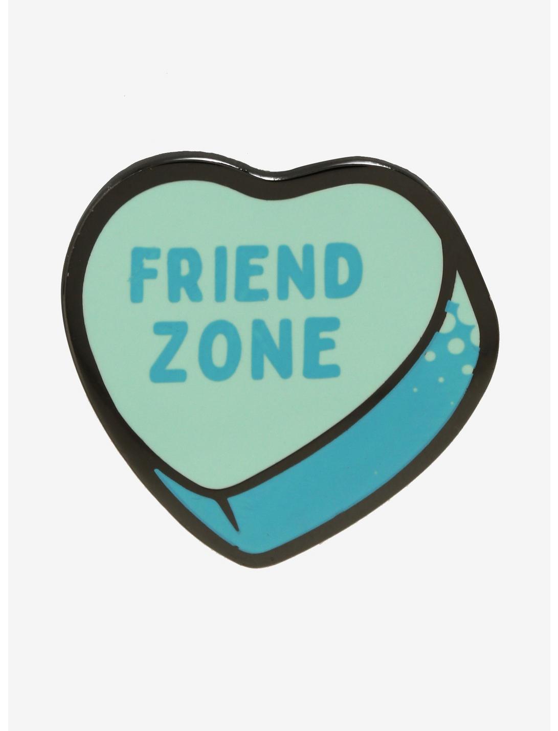 Sourhearts Friend Zone Enamel Pin, , hi-res