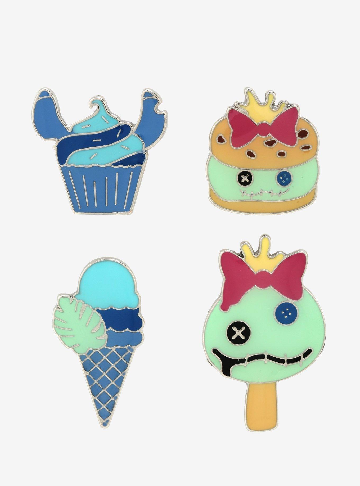 Disney Lilo & Stitch Dessert Enamel Pin Set, , hi-res