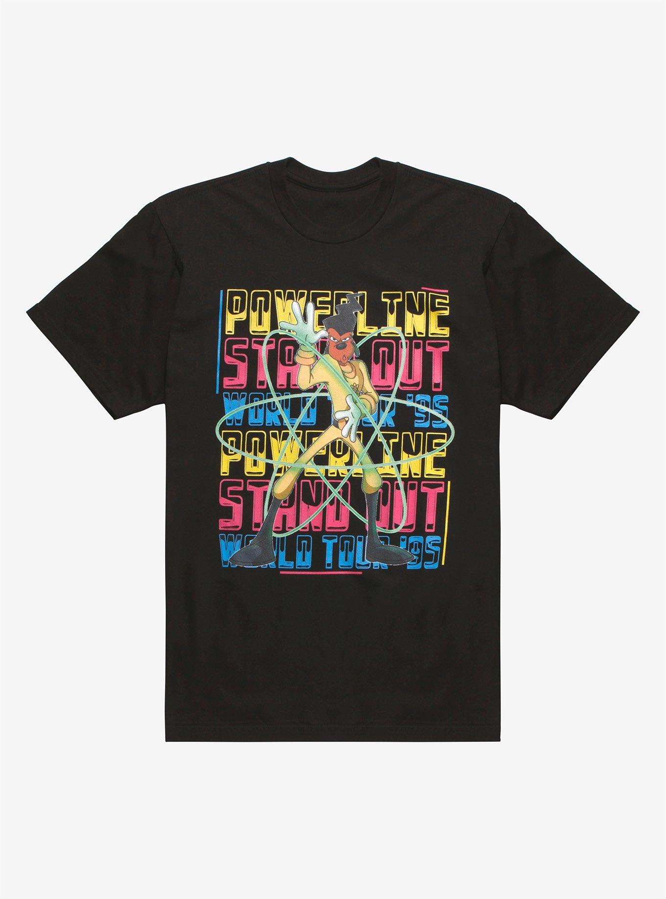 Disney A Goofy Movie Powerline Tour Cities T-Shirt, MULTI, hi-res
