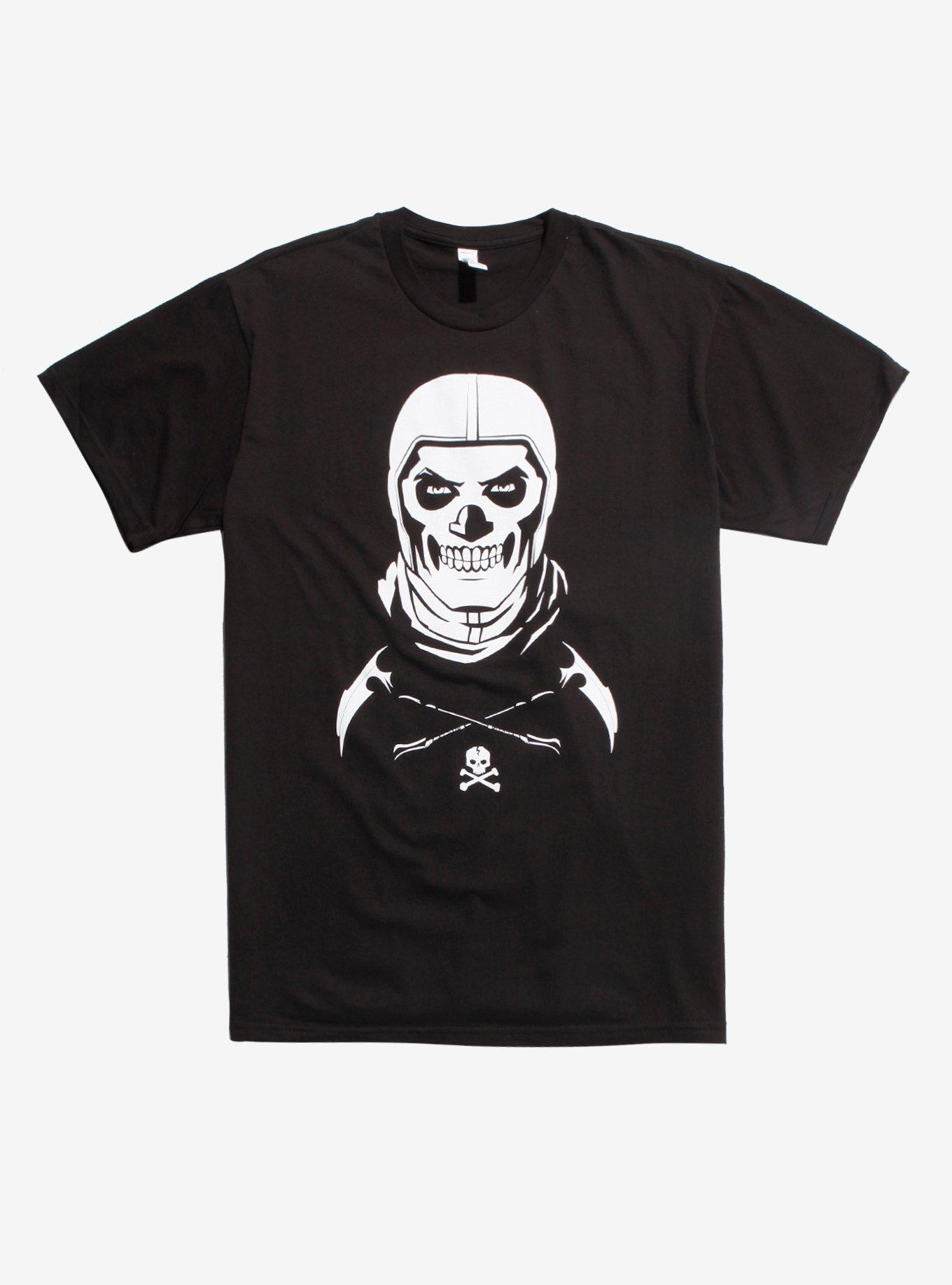 Fortnite Skull Trooper T-Shirt, BLACK, hi-res
