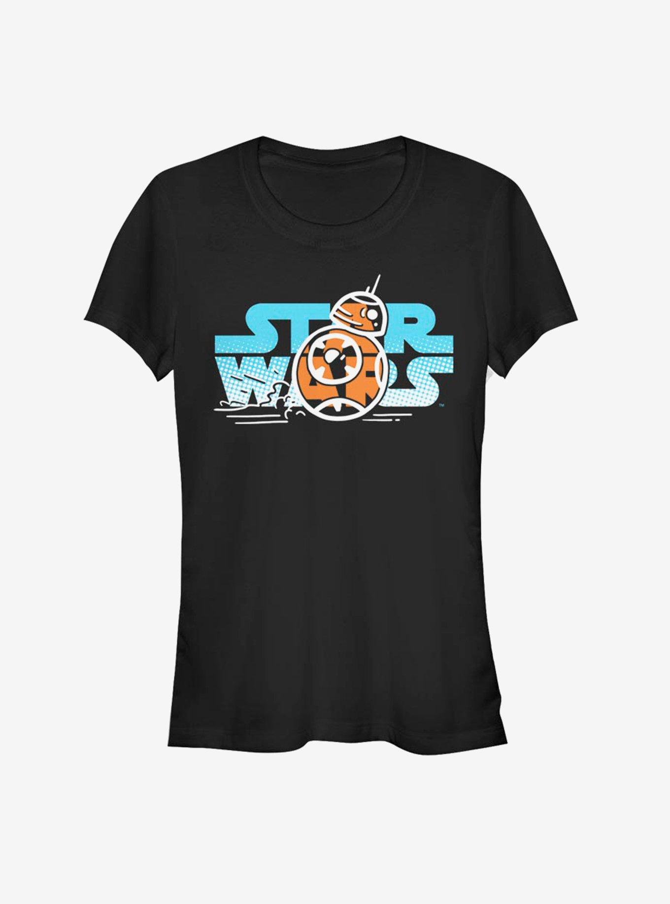 Star Wars: The Rise of Skywalker BB-8 Girls T-Shirt, BLACK, hi-res