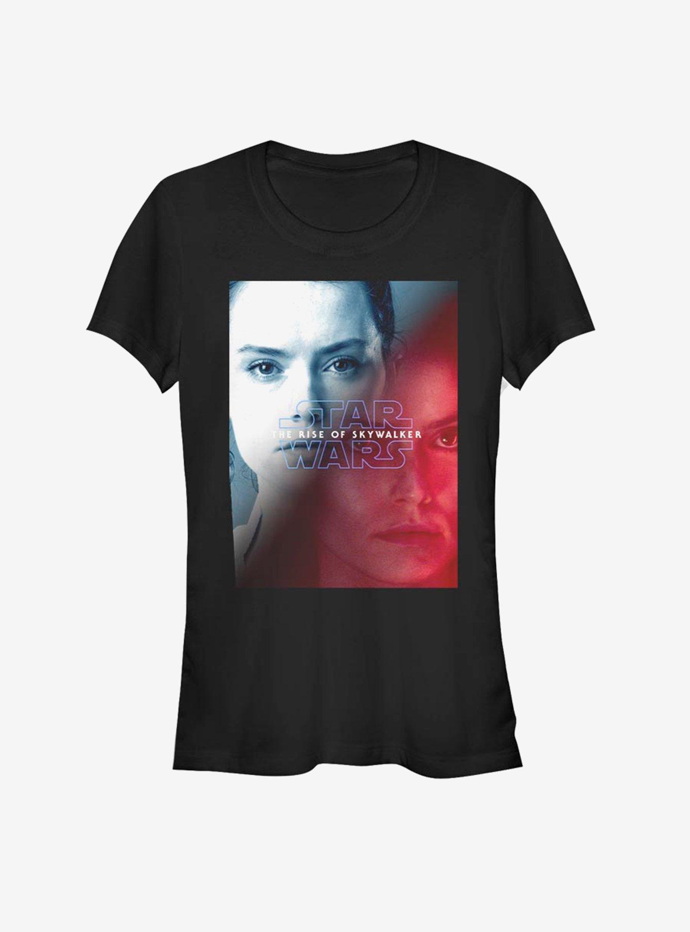 Star Wars: The Rise of Skywalker Light Dark Girls T-Shirt, BLACK, hi-res