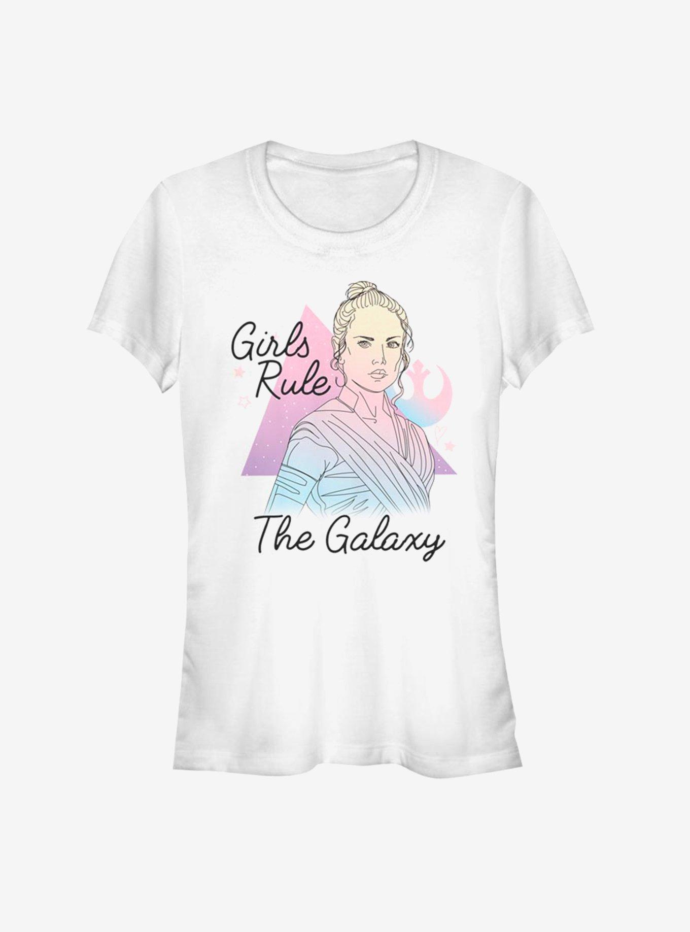 Star Wars: The Rise of Skywalker Rey Pastel Girls T-Shirt, WHITE, hi-res