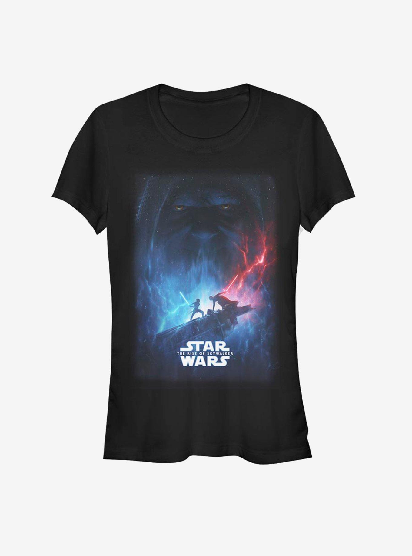 Star Wars: The Rise of Skywalker Tros Movie Poster Girls T-Shirt, BLACK, hi-res