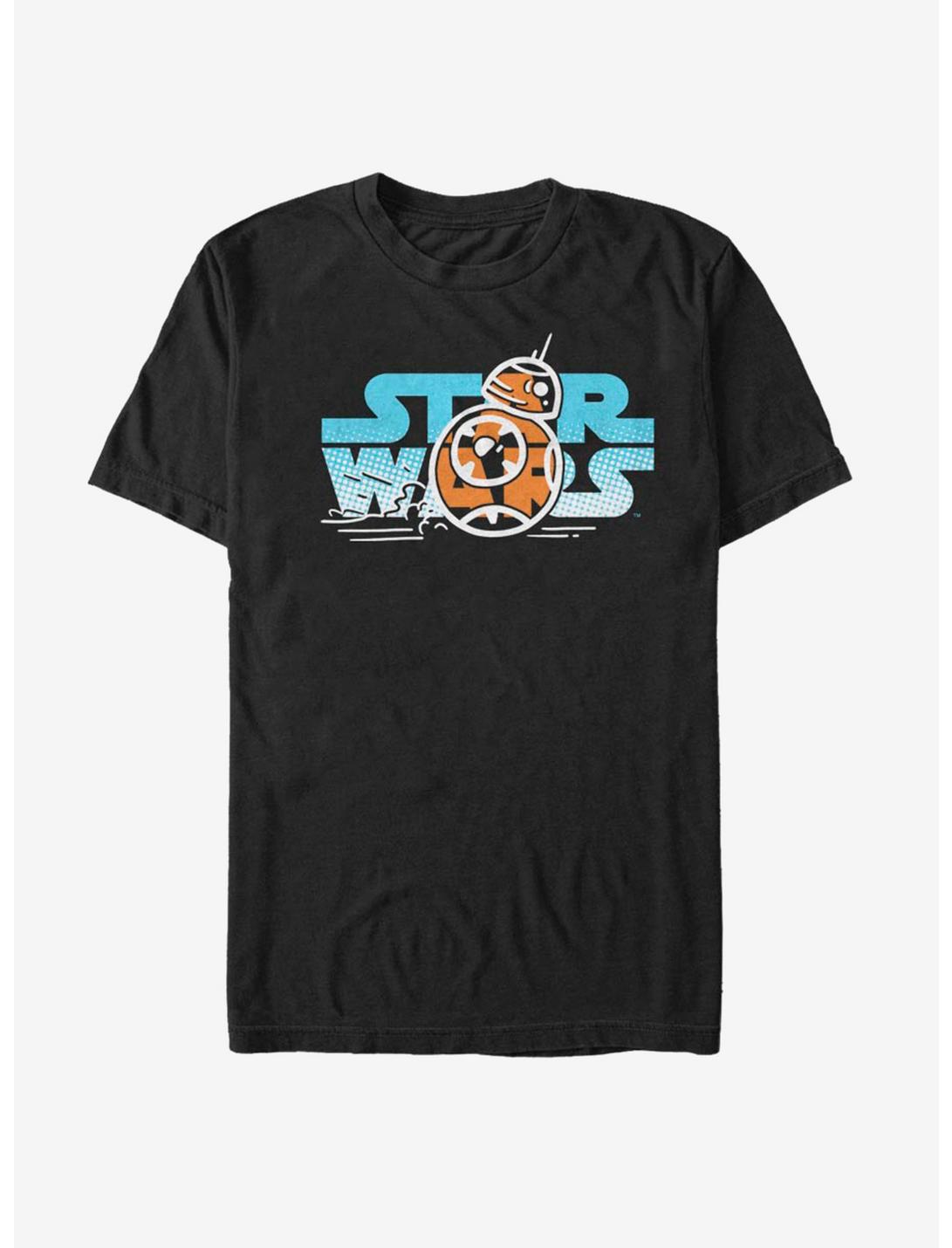 Star Wars: The Rise of Skywalker BB-8 Foil T-Shirt, BLACK, hi-res