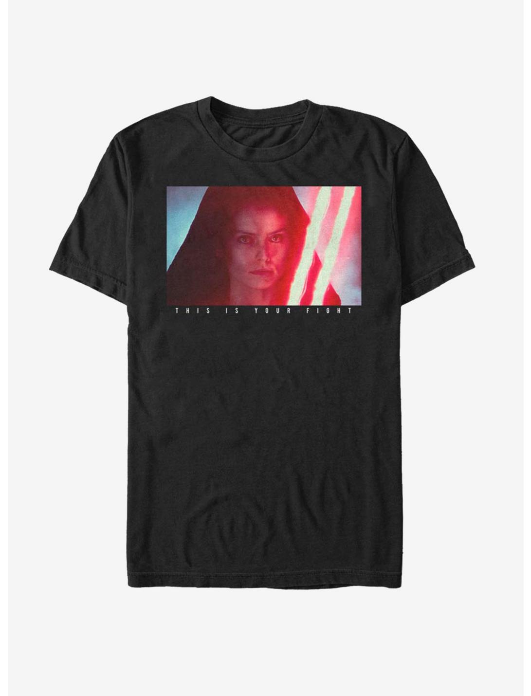Star Wars: The Rise of Skywalker Your Fight T-Shirt, BLACK, hi-res