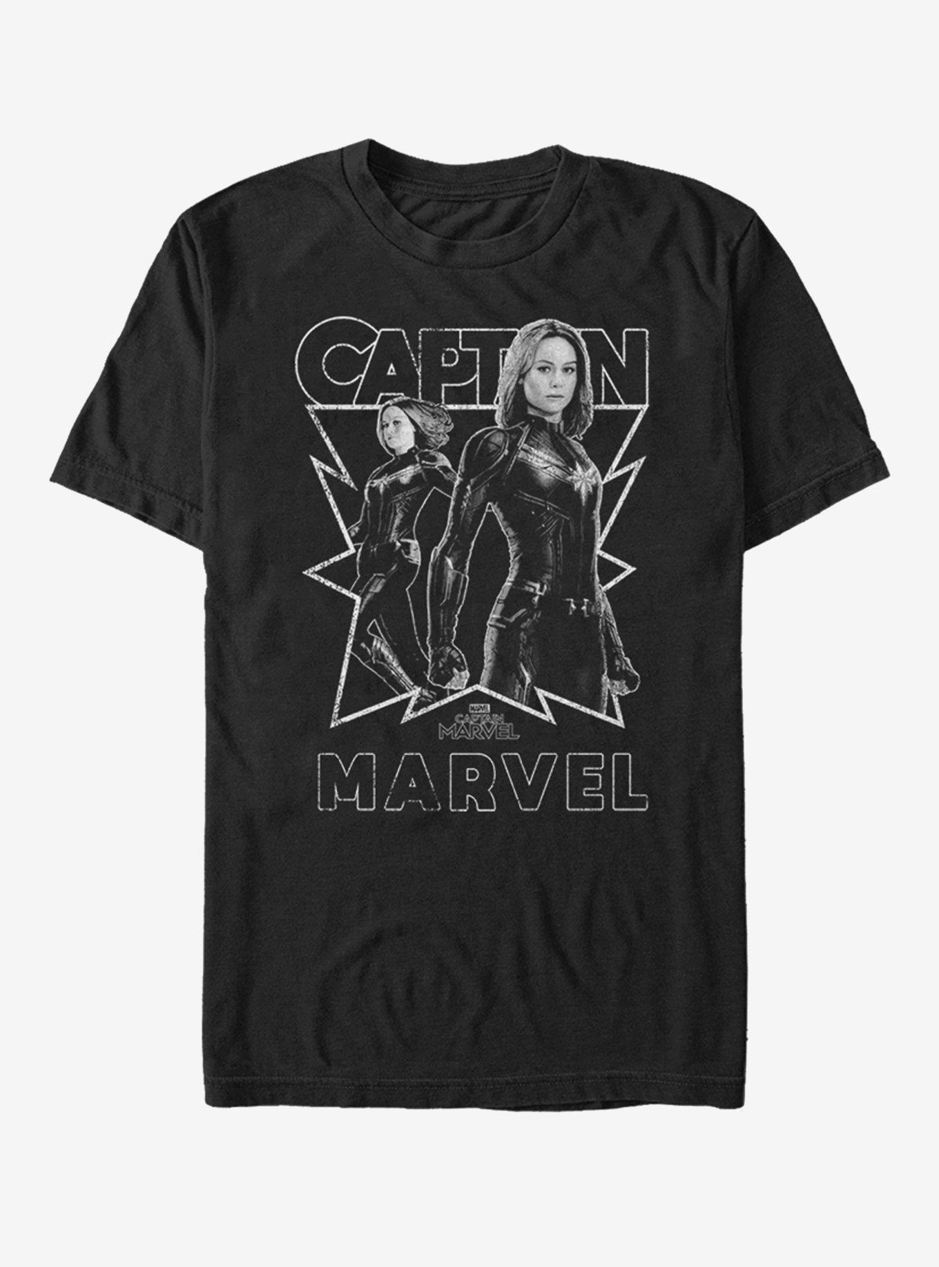 Marvel Captain Marvel Our Hero T-Shirt, BLACK, hi-res