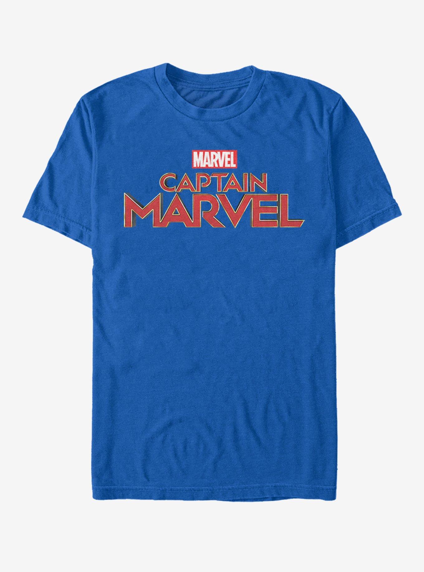 Marvel Captain Marvel Logo T-Shirt, , hi-res