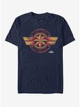 Marvel Captain Marvel Badge T-Shirt, NAVY, hi-res