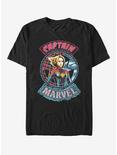 Marvel Captain Marvel Patches T-Shirt, BLACK, hi-res