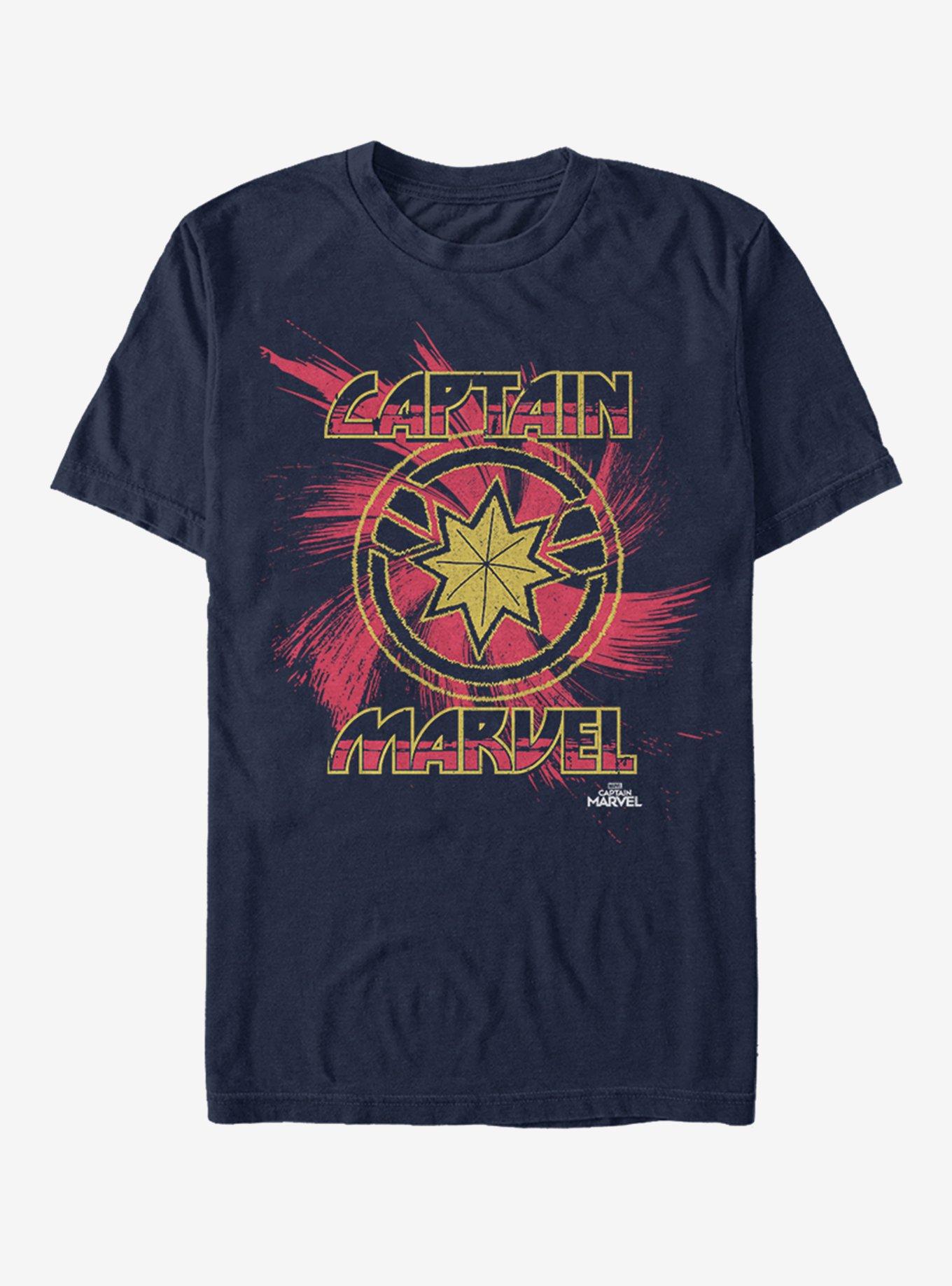 Marvel Captain Marvel Swirl T-Shirt, , hi-res