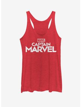 Marvel Captain Marvel Classic Logo Womens Tank Top, , hi-res