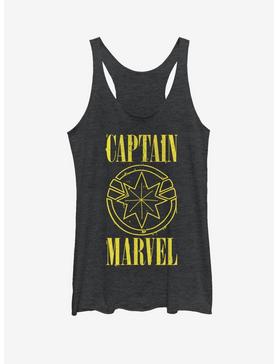 Marvel Captain Marvel Yellow Marvel Womens Tank Top, , hi-res