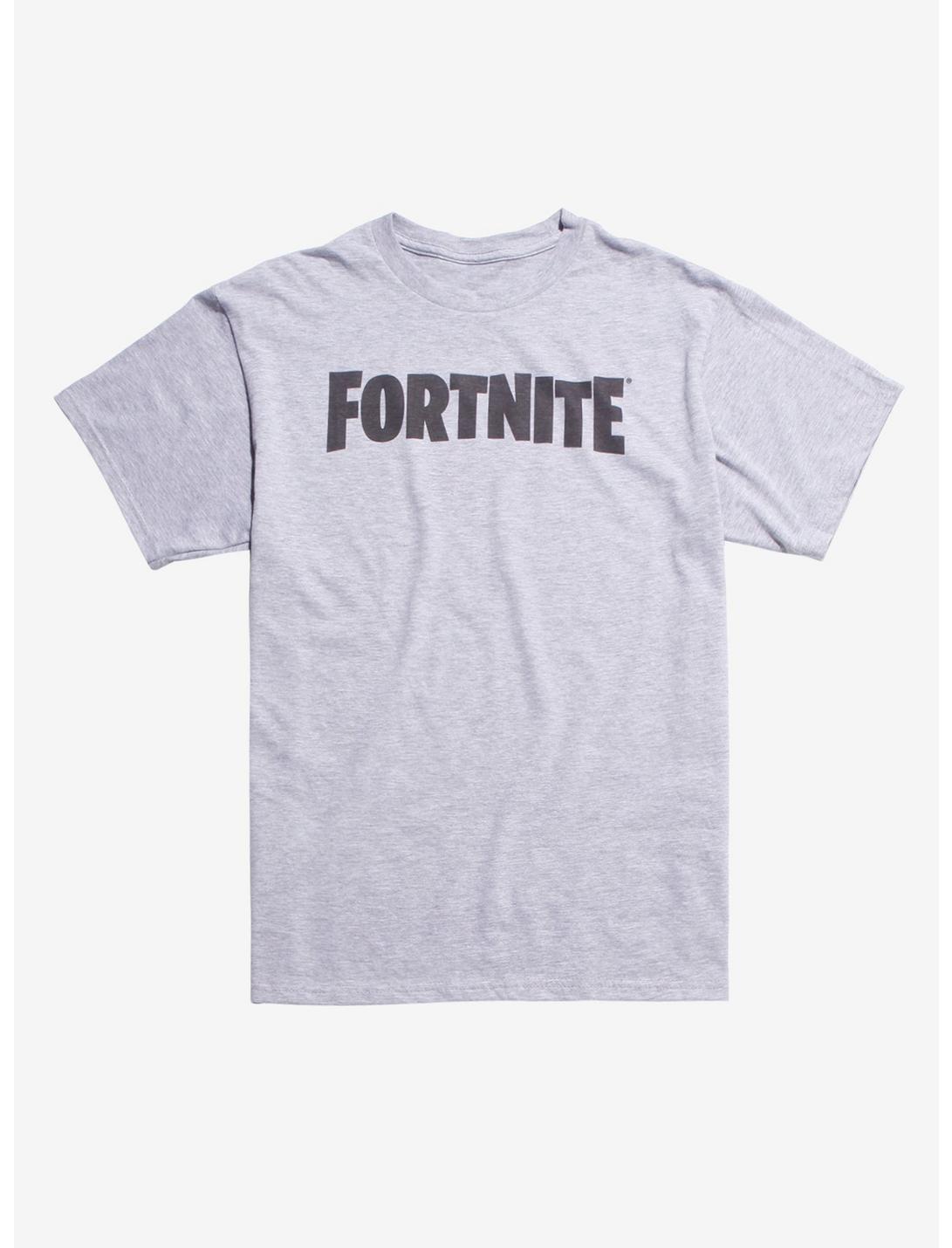 Fortnite Logo T-Shirt, HEATHER GREY, hi-res