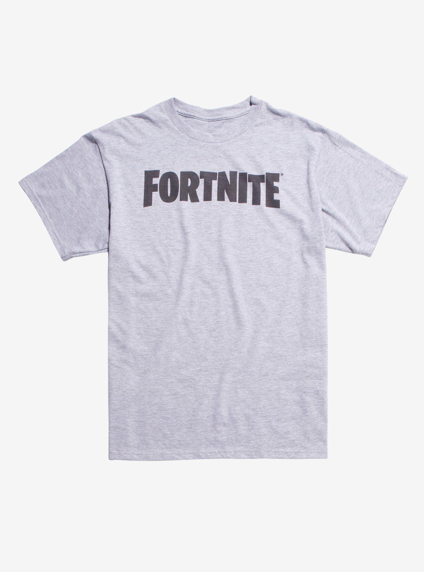 Fortnite Logo T-Shirt, HEATHER GREY, hi-res